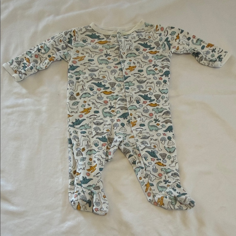 Carter's Multicolor Dinosaur Print Footie